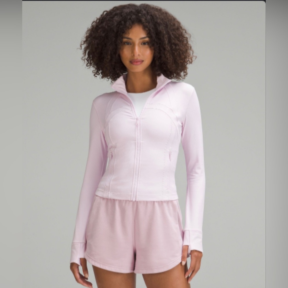 Lululemon Define Cropped Jacket Meadowsweet Pink Size:6